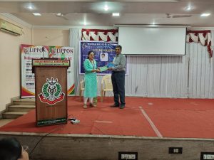 AVMCH Student bags Ist prize in the ECG quiz competition