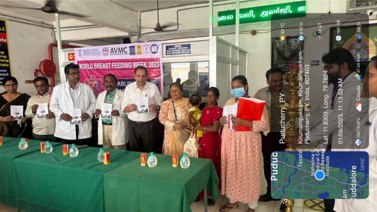 Breastfeeding Week awareness by Paediatrics Department