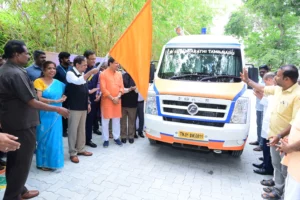Inauguration of AVMCH–Sevabharathi Free Mobile Medical Unit