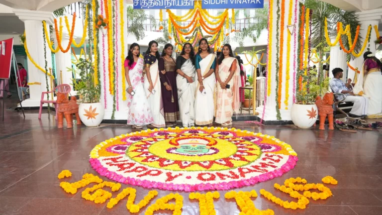 Onam Celebration at Aarupadai Veedu Medical College