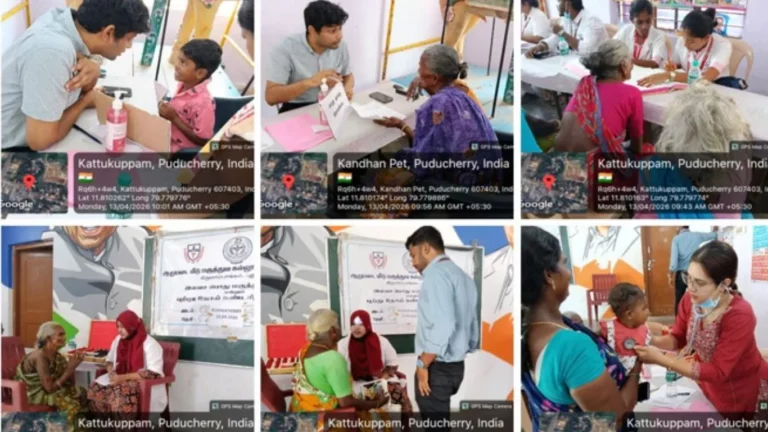 AVMCH&H Community Medical Camps in Puducherry and Cuddalore – 3rd Week Outreach Activities April 2026