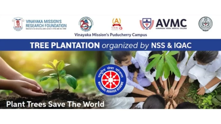 Tree Plantation Day Organized by NSS & IQAC at AVMCH to Promote Environmental Awareness