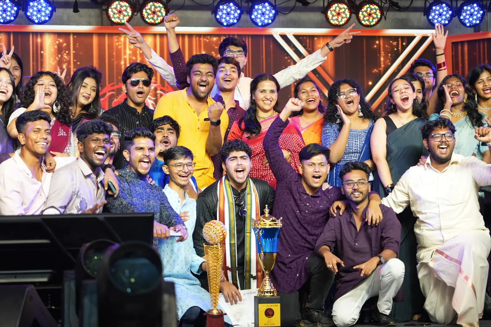 AVMCH campus event celebration on stage